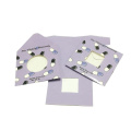 Wholesale purple cmyk printing 26mm single eyeshadow pan custom packaging envelope